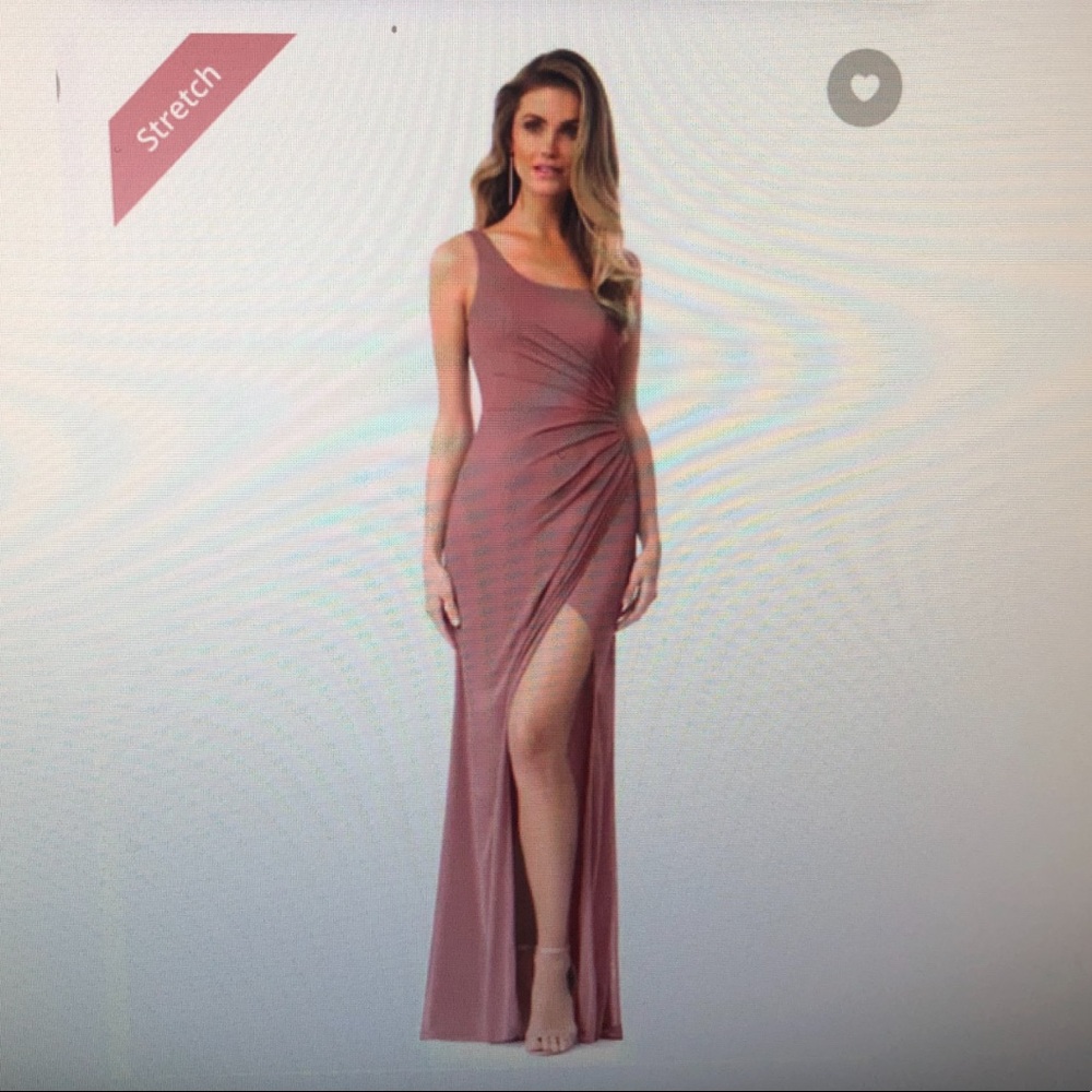 Size 4 Dusty Rose Azazie Formal Dress